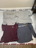 4 XL carrhart shirts